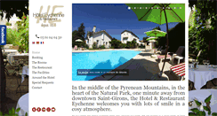 Desktop Screenshot of hoteleychenne.com